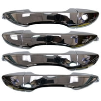 TO-3289M-QPK - for 2014 2015 2016 2017 2018 Toyota Corolla Outside Door Handle, Chrome - Front/Rear Left/Right, Set of 4