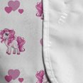 thumbnail image 4 of Love Microwave Oven Cover, Pink Hearts and Pony Horse Girls Design Animal Cartoon, Water Resistant Organizer with Pockets for Kitchen, 36" x 12", Hot Pink White, by Ambesonne, 4 of 4