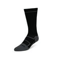 thumbnail image 4 of Wrangler Comfort Compression Crew Socks for Men, Size 6-12, Black, 3 Pairs, 4 of 5