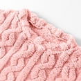 thumbnail image 4 of Women's Oversized Fall Sweaters Casual Long Sleeve Crewneck Chunky Cable Knit Pullover Tops Winter Clothes Pink Free Size, 4 of 9