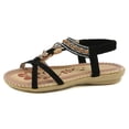 thumbnail image 2 of Sandalias Con Correa en T Punta Abierta Zapatos para Al Aire Libre Transpirables Antideslizantes Mujer, 2 of 9