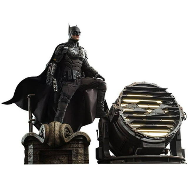 Hot Toys Escala 1:6 The Batman (2022): Batman and Bat-Signal