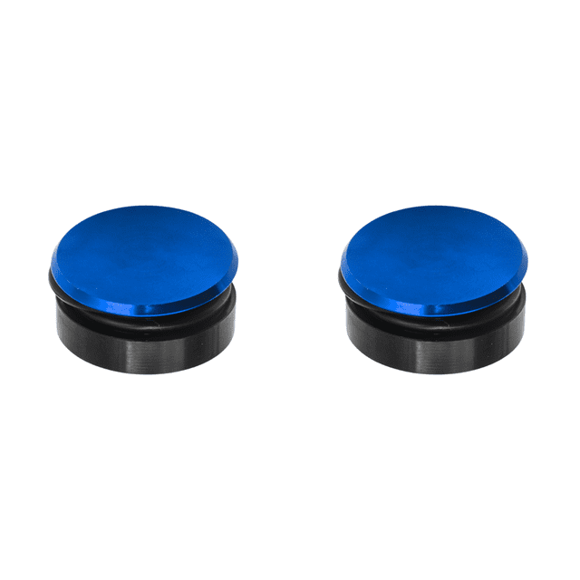 Tapón ciego limpiaparabrisas aleación aluminio para bloque coche para Honda CRX 1988-1991 (azul)