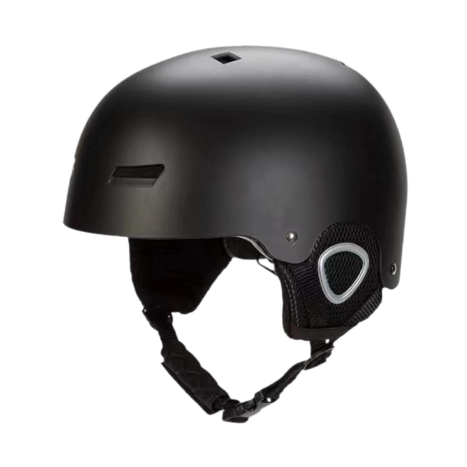 figatia Ski Helmet Skateboard Helmet Detachable Lining Sports Helmet Snow Helmet for Winter Sports Rock Climbing Skateboard Men Women Black L