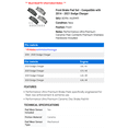 thumbnail image 2 of Front Brake Pad Set - Compatible with 2014 - 2021 Dodge Charger 2015 2016 2017 2018 2019 2020, 2 of 2