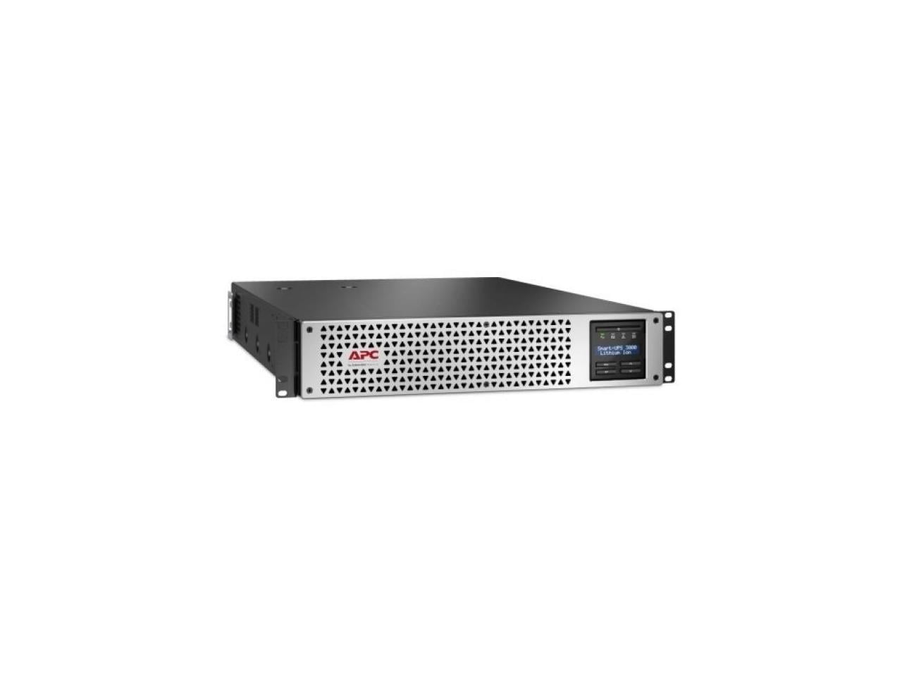 APC by Schneider Electric Smart-UPS, Lithium-Ion, 3000VA, 120V with SmartConnect Port - 2U Rack-mountable - 2 Hour Recharge - 120 V, 125 V Input - 120 V AC Output - Sine Wave - 2 x NEMA 5-20R, 6 x