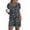 Grey Stars, variant on Pajama Set for Women Short Sleeve Tops and Shorts Set 2 Piece Pjs Classic Loungewear with Pockets Light Grey Stripes