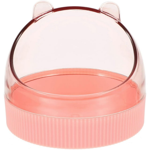 Pet Food Bowls Round Simple Design Feeding Hamster Accessory Safe Chinchilla Bowl 10x9cm 1 Set