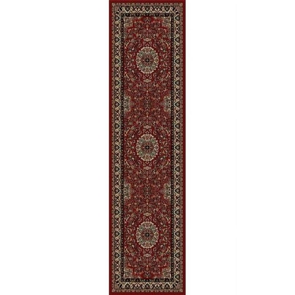 Concord Global 20308 9 ft. 3 in. x 12 ft. 10 in. Persian Classics Isfahan - Red