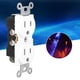 thumbnail image 5 of YDU-205 Enchufe doble estadounidense 15A 125V, enchufe doble blanco, enchufe para gabinete de equipo de gran potencia, 5 of 8