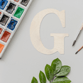 thumbnail image 3 of Good Wood By Leisure Arts Letter 9.5" G, Wooden Letters, Wood Letters, Wooden Letters Wall Decor, Large Letters 9.5 Inch, Small For Crafts, 3 of 6