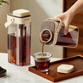 thumbnail image 1 of EGNMCR Kitchen Gadgets, Kitchen Accessories, Kitchen Utensils, Kitchen Tool 1000ml Cold Brew Coffee Maker with Filter Leakproof Iced Coffee Pitcher for Fridge Plastics cold water kettle, 1 of 6