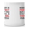 thumbnail image 3 of Nobody's Perfect Except MERCEDES-BENZ 560 SEL Drive Coffee Tea Ceramic Mug Office Work Cup Gift 15oz, 3 of 3