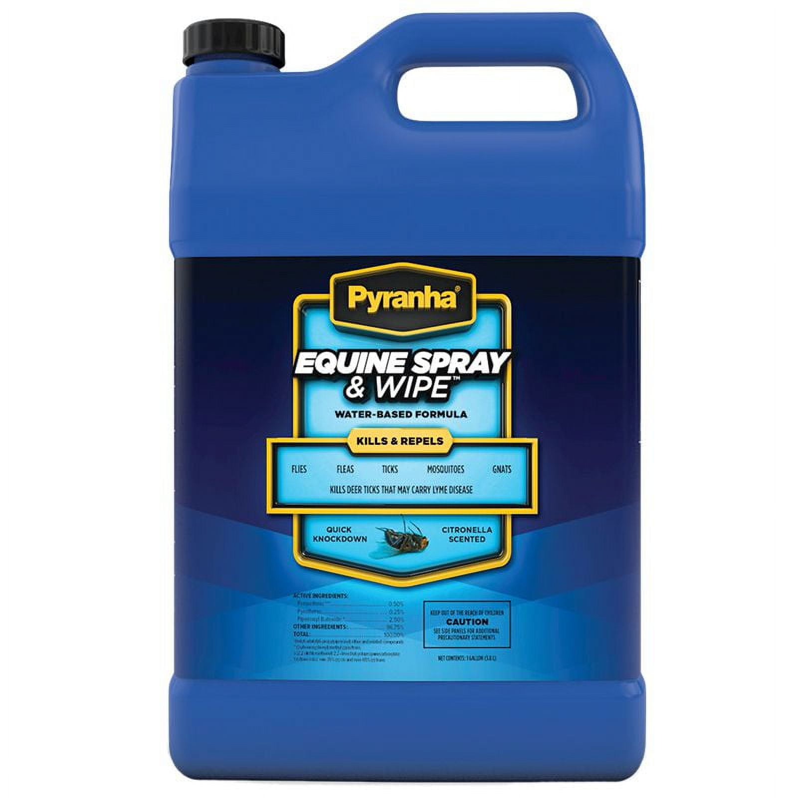 Pyranha Equine Spray, Water-Based Insect Protection, Gallon