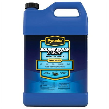 UPC: 0791738114601 | Pyranha Water Based Insect Protection Equine Spray  Gallon
