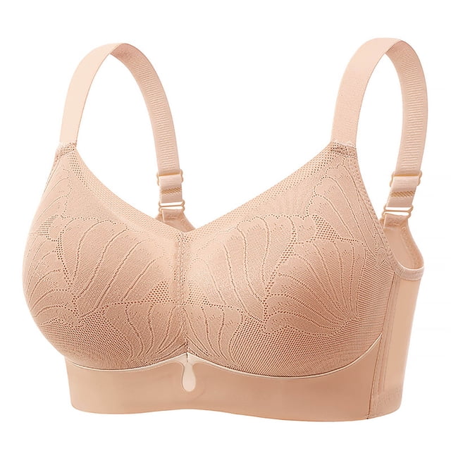 Abcnature Full Coverage Bras for Women Plus Size Bras Cover Beautiful Back Gathered Lace Gathered Accessory Bras