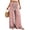 Pink, variant on Stralyhd Womens Pants Leopard Print Wide Leg Drawstring Elastic Waist Flowy Palazzo Pants Lightweight Loose Summer Vacation Travel Outfits Gray L