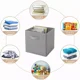 thumbnail image 5 of Caja de almacenamiento plegable, cubos organizadores de ropa, 4 piezas ER, 5 of 5