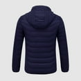 thumbnail image 6 of Yindaity Women's Packable Lightweight Full-Zip Puffer Jacket with Hood Quilted Winter Coat (Blue,L), 6 of 6