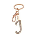 thumbnail image 2 of Porte-clés 26 Lettres Strass Unisexe Compact Longue Durée Porte-Clés Sac Décoration, 2 of 8