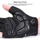 thumbnail image 4 of Guantes de ciclismo, L, para hombre, con almohadilla de gel MTB de 5 mm, absorción de impactos, guantes de bicicleta de carretera MTB DH antideslizantes y transpirables, negros JM, 4 of 5