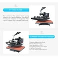 thumbnail image 6 of 12x15 Digital Clamshell Heat Press Transfer T-Shirt Sublimation Machine, 6 of 8