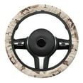 thumbnail image 2 of Yuyamidu Cowboy Steering Wheel Cover Winter Wheel Wrap Protector Accessories for Auto Car Sedan Sweat Absorption, Warm Fluffy Car Steering Wheel Case, 2 of 7