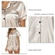 thumbnail image 2 of Women Loungewear Satin Pajamas Women Polyester Fiber With Chest Pocket For Woman For Household ANGGREK Ropa, 2 of 6