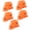 Orange, variant on 5 Pcs Orange Stretchy Spider Web Halloween Decor Spooky Indoor Outdoor Scene Setter Props Vivid Cobweb Party Decorations 50 inches / 127 cm Creepy Artificial Cotton Set Easy Setup