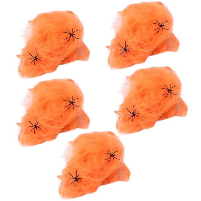 Oubit Halloween Decorations Clearance,5pcs Spider Web Terrible Spider Web Decoration Halloween Decorations Built for Professionals