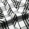 thumbnail image 5 of AZoiNM Men's Slim Fit Brushed Flannel Plaid Shirt Long Sleeve Button Down Shirt for Fall, 5 of 7
