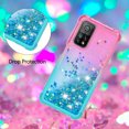 thumbnail image 4 of Funda para Xiaomi Mi 10T/10T Pro Transparente con Brillos Carcasa Protectora Antigolpes con Glitter Brillante, 4 of 5
