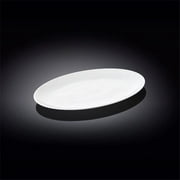 Wilmax 992021 10 in. Oval Platter, White - Pack of 24