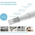 thumbnail image 4 of Shower Hose with High-Quality PVC, Flexible Hose for Universal Standard Fitting, Anti-Winding Extra Long Handheld Shower Head Replacement, Portable, Lightweight, Stylish Design, 1.5M, 4 of 5