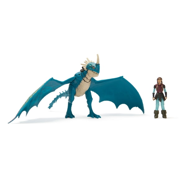 DReamworks Dragons, How to Train Your Dragon, Deadly Nadder & Astrid, duo de figurines articulées Viking, jouets pour enfants à partir de 4 ans