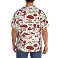 thumbnail image 5 of Sigee Mushroom Print Men's Shirts Casual Button Down Short Sleeve Summer Beach Shirt Hawaiian Vacation Shirts Tee Shirt-XX-Large, 5 of 7