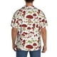 thumbnail image 3 of Fotbe Mushroom Camisa Estampada de Manga Corta para Hombre, Casual de Verano, Estilo Playero, Sin Arrugas-Large, 3 of 5