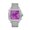 Purple, variant on 16.75CT Stylish Hip Hop Iced Out VVS Moissanite Automatic Watch, Collection of 2882 D Color Moissanite Stones ,White Strap, Passes Diamond Tester