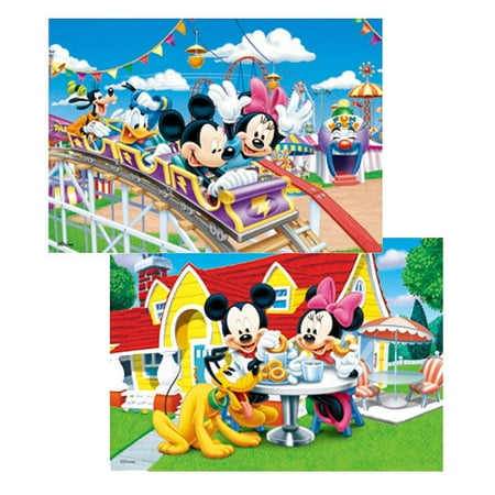 Mickey Mouse, Minnie Mouse, Donald Duck and Goofy TWO - 10x14 3D Lenticular Poster Prints - in 3D ready to Frame or (Best Way To Hang Framed Posters)