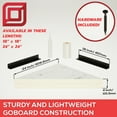 thumbnail image 2 of The Original™ Floating Corner Shower Bench Kit with GoBoard® (18 inch), 2 of 8