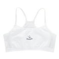thumbnail image 3 of SHenli Girls Training Bras - 5 Pack Soft Stretch Cotton Bra, Cami Style Girls Underwear with Adjustable Straps (7-14), 3 of 5