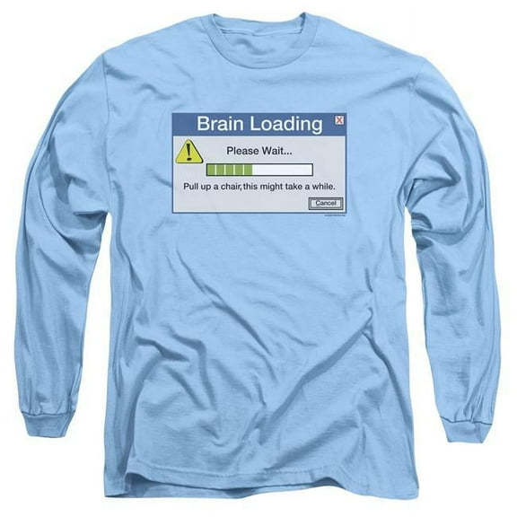Brain Loading/ Mens Long Sleeve Shirt
