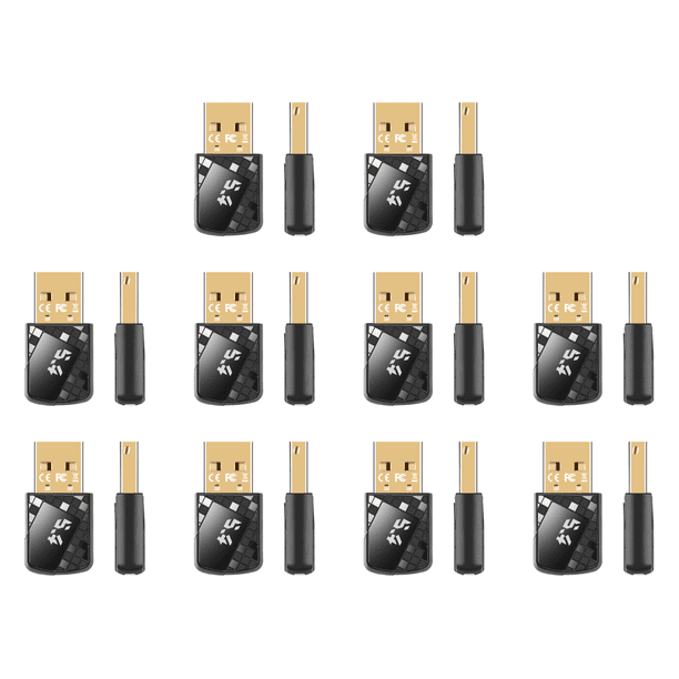 Adaptador USB 5.4 Compatible Con Dientes Música Audio Receptor Transmisor Unidad Libre Azul