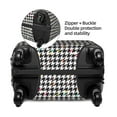 thumbnail image 2 of Susaid Black And White Houndstooth Print Elastic Washable Suitcase Cover with Hidden Zipper, Fits 18-32 Inch Luggage for Protection During Travel-Medium, 2 of 7