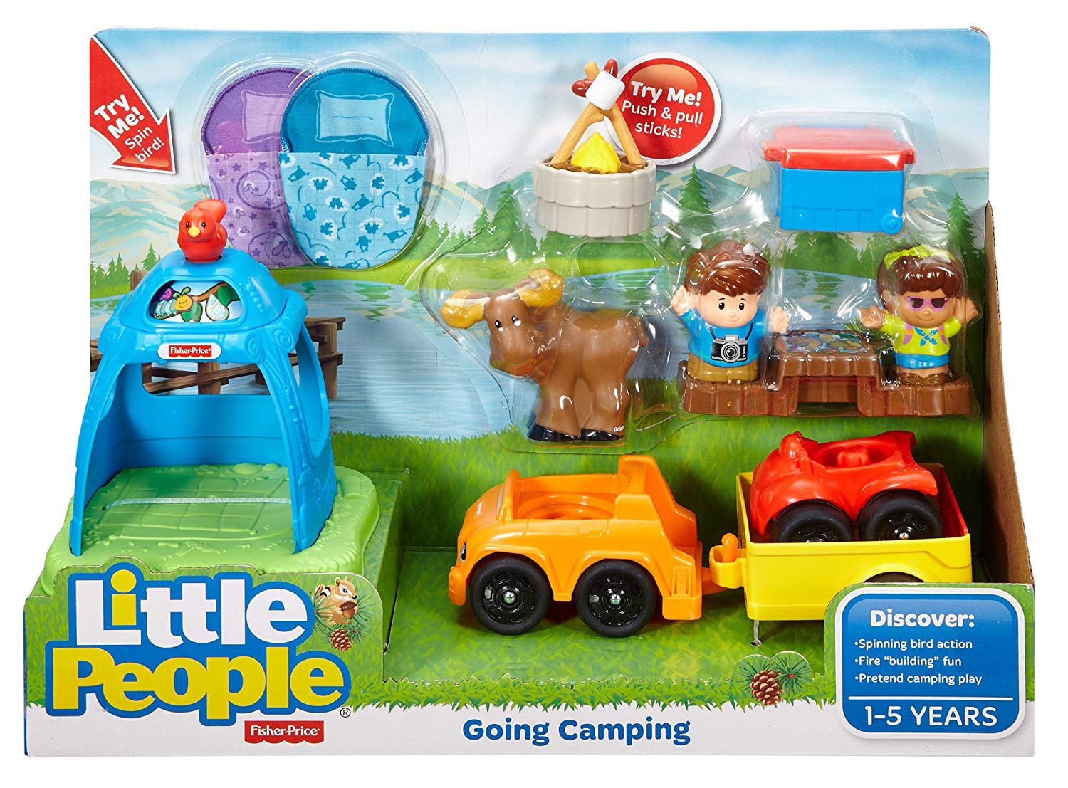 Fisher-Price Little People Going Camping Playset 