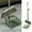 Green, variant on Transparent Dustpan and Broom Set with Soft Bristles | Telescopic Handle | Gray Green Plastic | Indoor & Outdoor Cleaning Combo | 35.4" Broom & 30" Dustpan