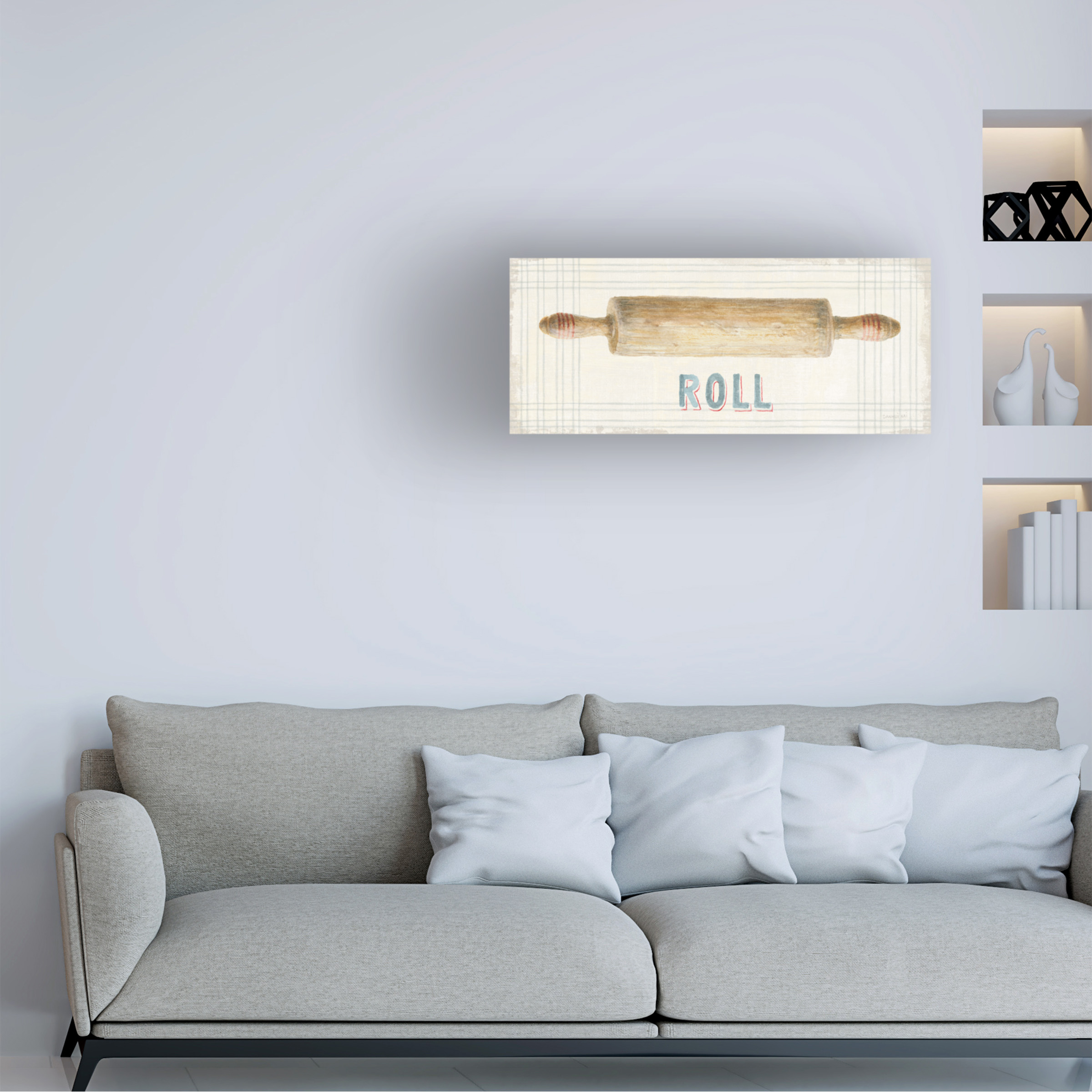 Danhui Nai 'Floursack Kitchen Sign II' Canvas Art
