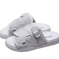 thumbnail image 5 of lightning draco White Slide Sandals, 5 of 5