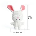 thumbnail image 2 of Dog Toys Plush Pet Toys for Small Medium Dogs Soft Corduroy Stuffed Animal Interactive Puppy Chew Toy for Boredom Relief and Cuddling Durable Play, 2 of 7