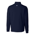 thumbnail image 3 of Men's Cutter & Buck Navy Hillsboro Hops Traverse Stretch Quarter-Zip Pullover Top, 3 of 3